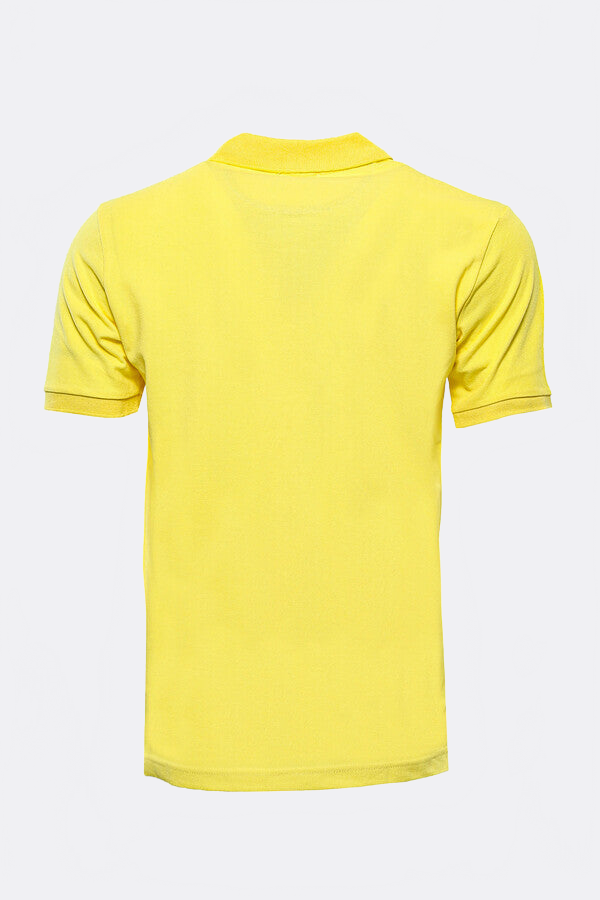 Yellow Oxford Polo Collar T-shirt - Wessi
