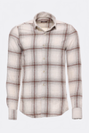 Plaid Light Brown Men Lumberjack Shirt - Wessi
