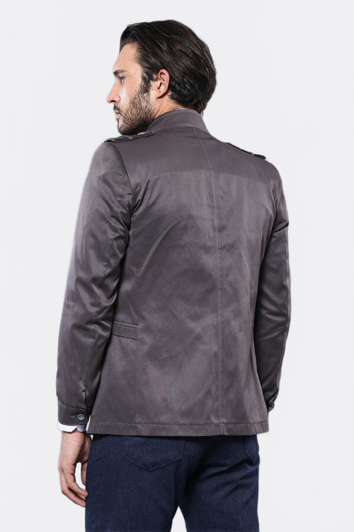 Grey Men's Coat Jacket | Wessi