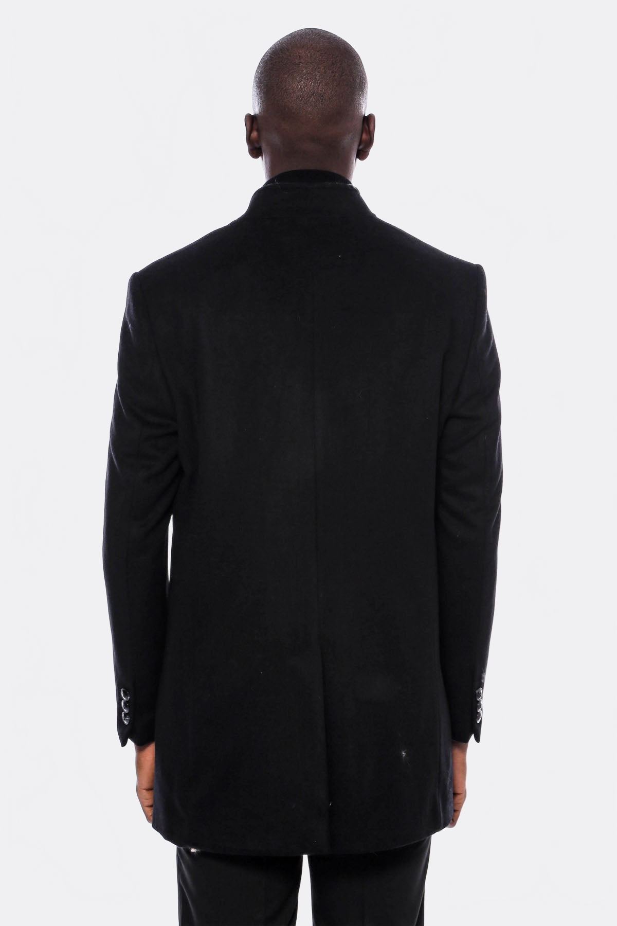 Mandarin Collar Men's Long Coat | Wessi