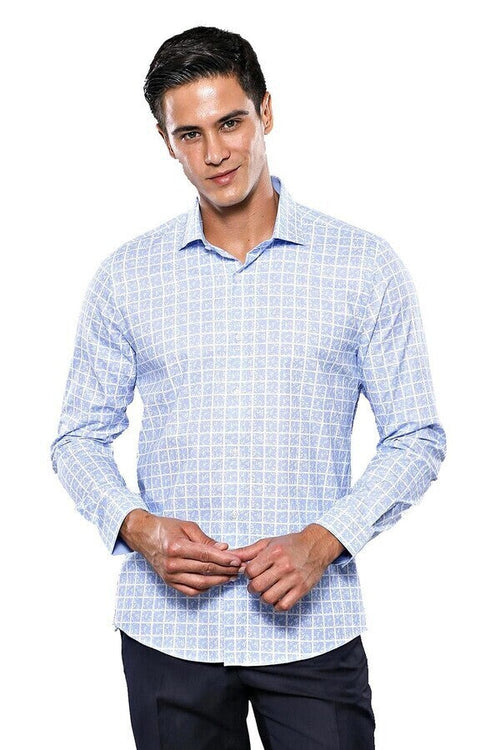 Plaid Light Blue Shirt - Wessi