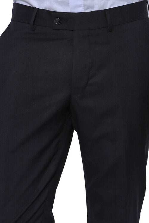 Plain Men Black Pants - Wessi