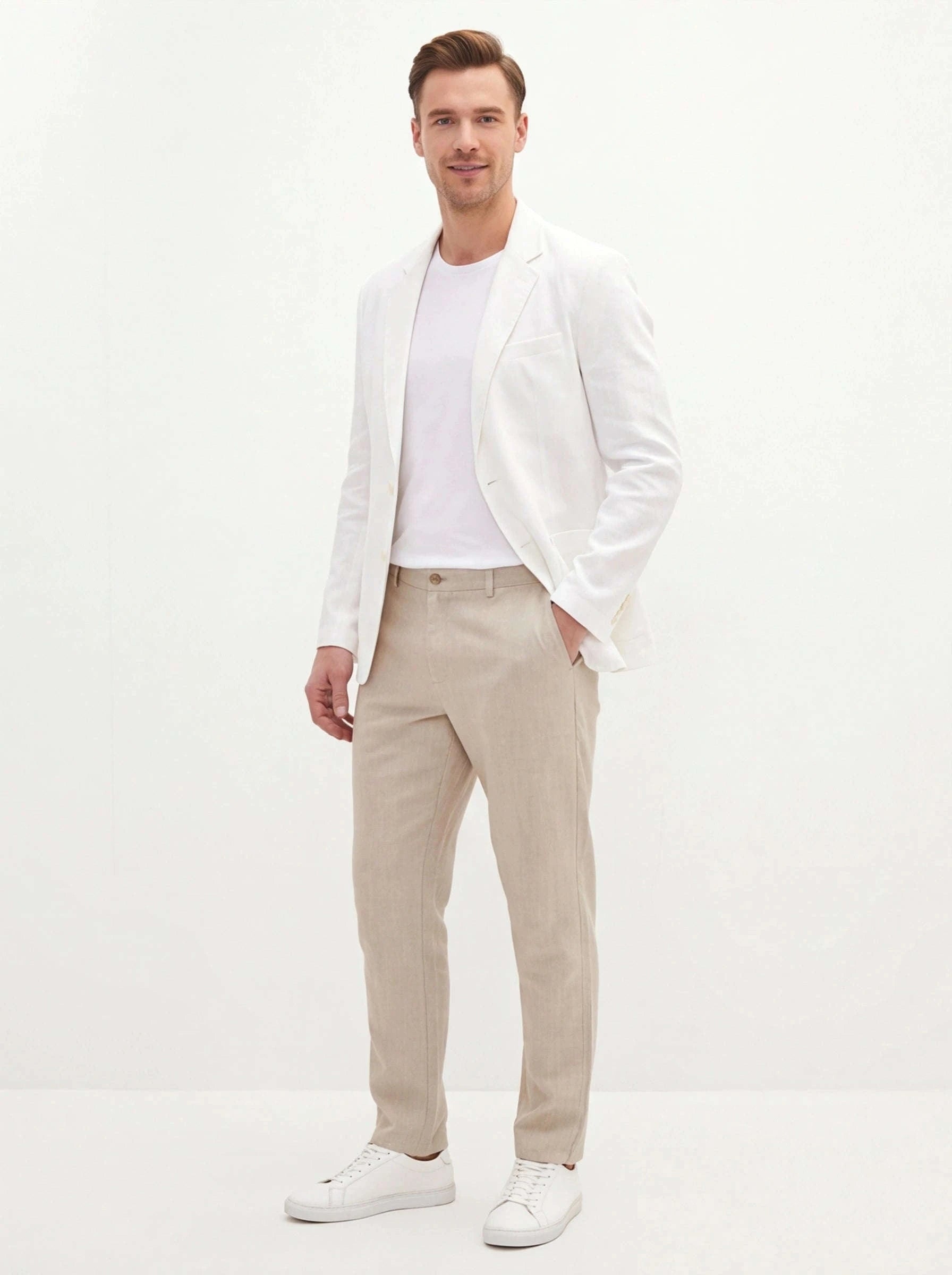 Men’s Lightweight Linen-Style Blazer Koala Sydney 