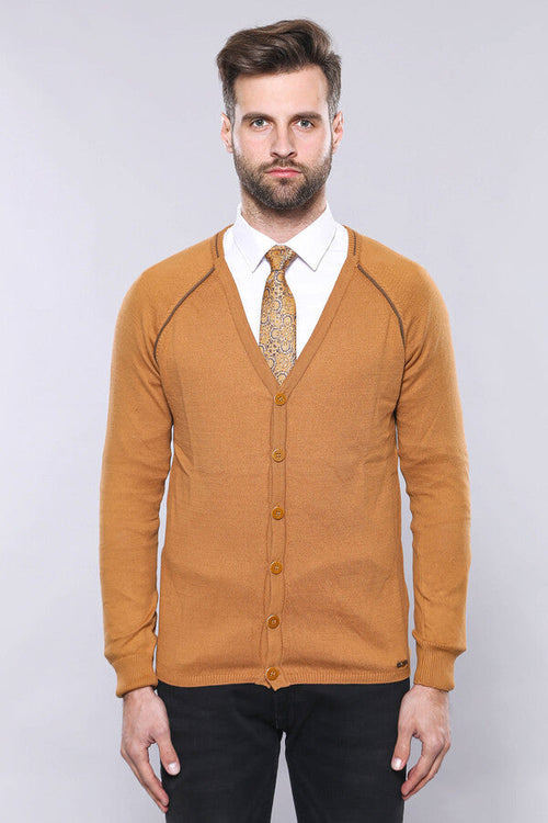 Tawny Men's Cardigan Sweater | Wessi