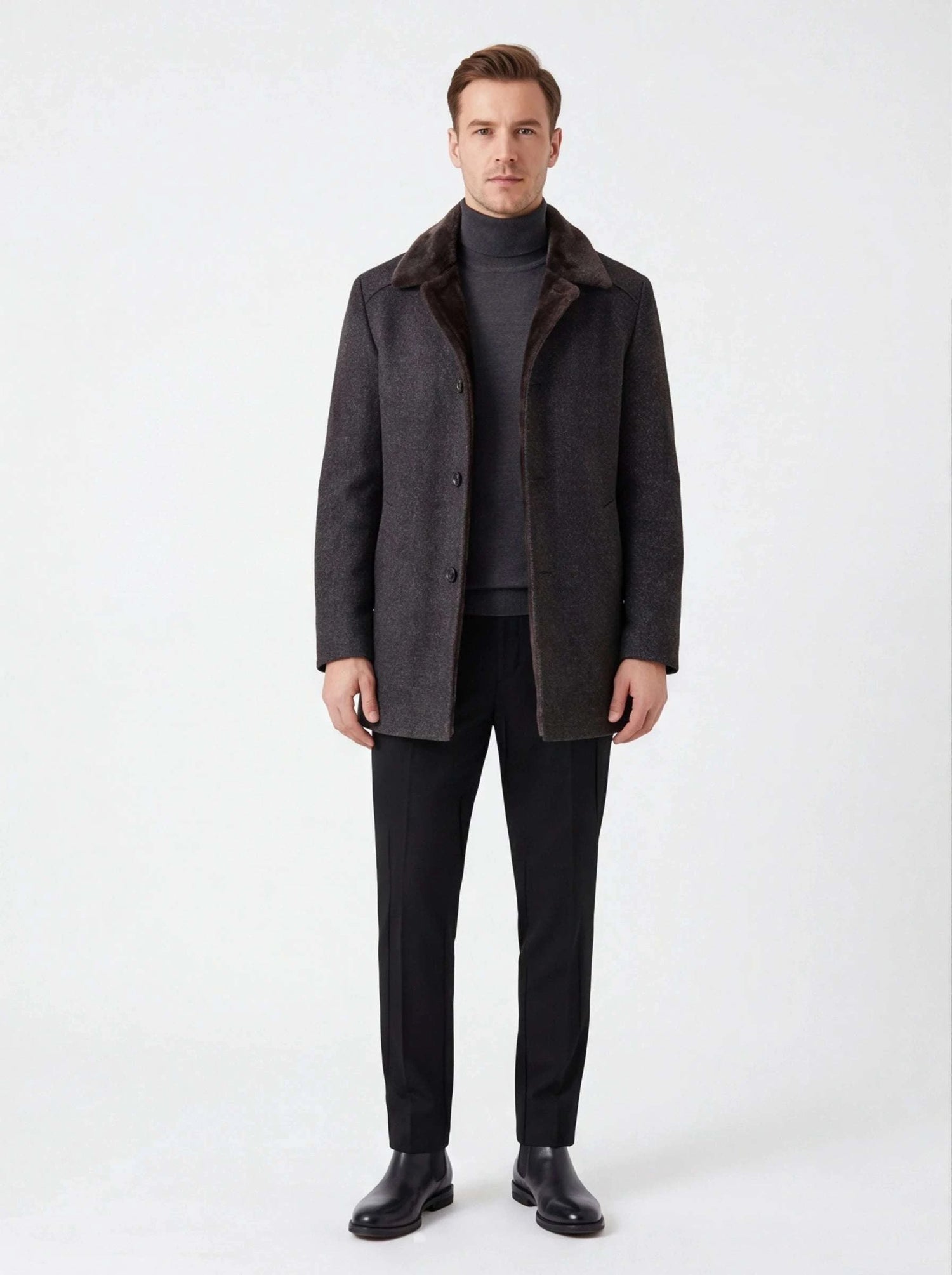 2026 Men's Business Casual Wool Trench Coat Koala Sydney 