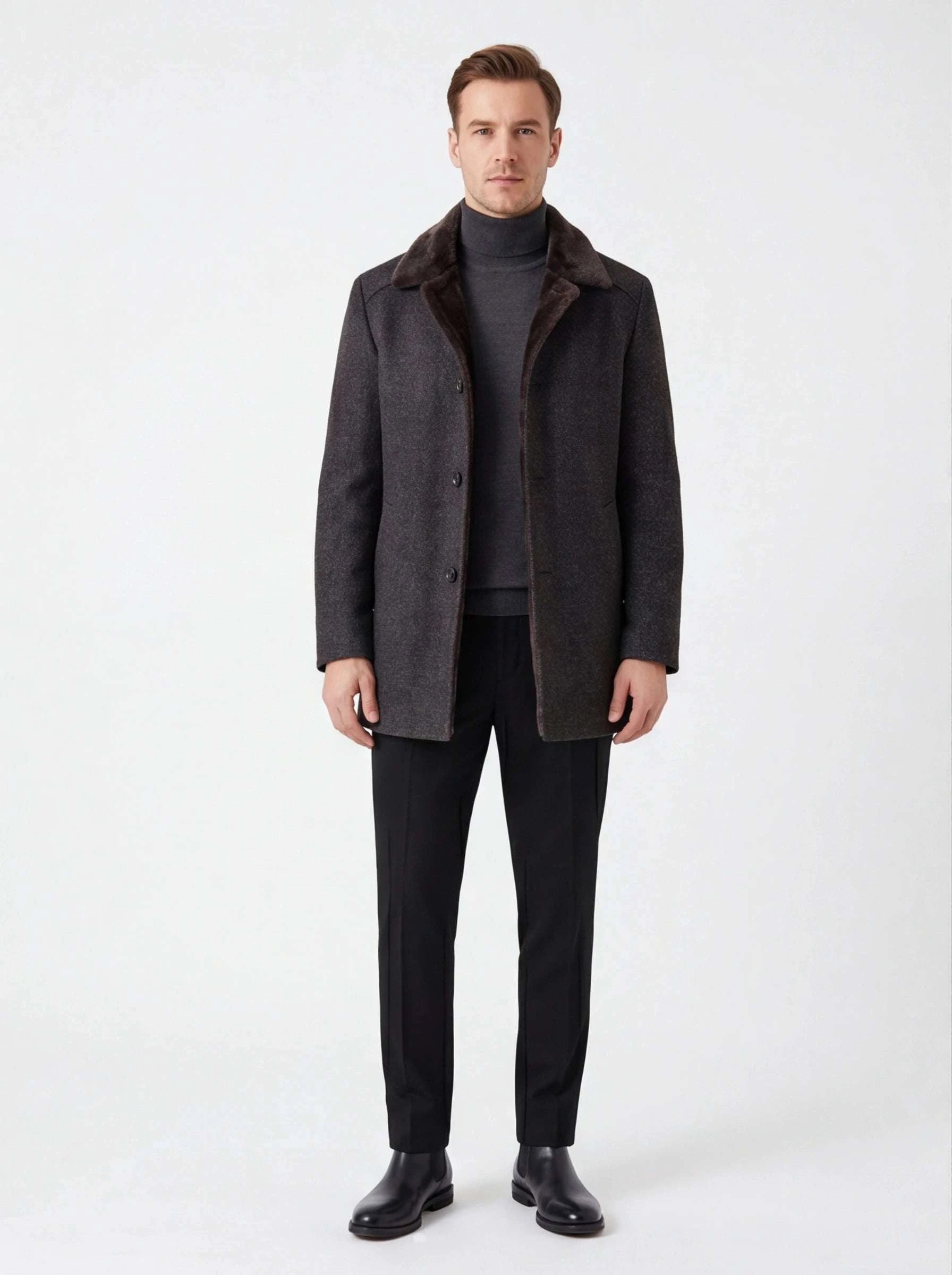 2026 Men's Business Casual Wool Trench Coat Koala Sydney 