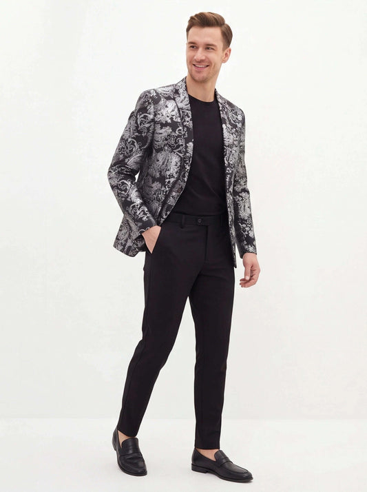 Men's Slim-Fit Printed Blazer Koala Sydney 