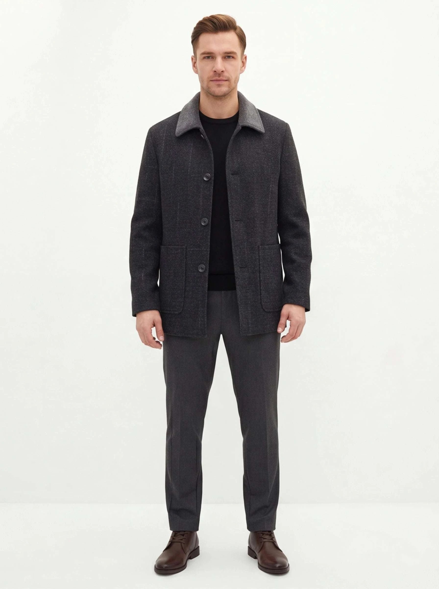 2026 Men's Business Casual Wool Trench Coat Koala Sydney 