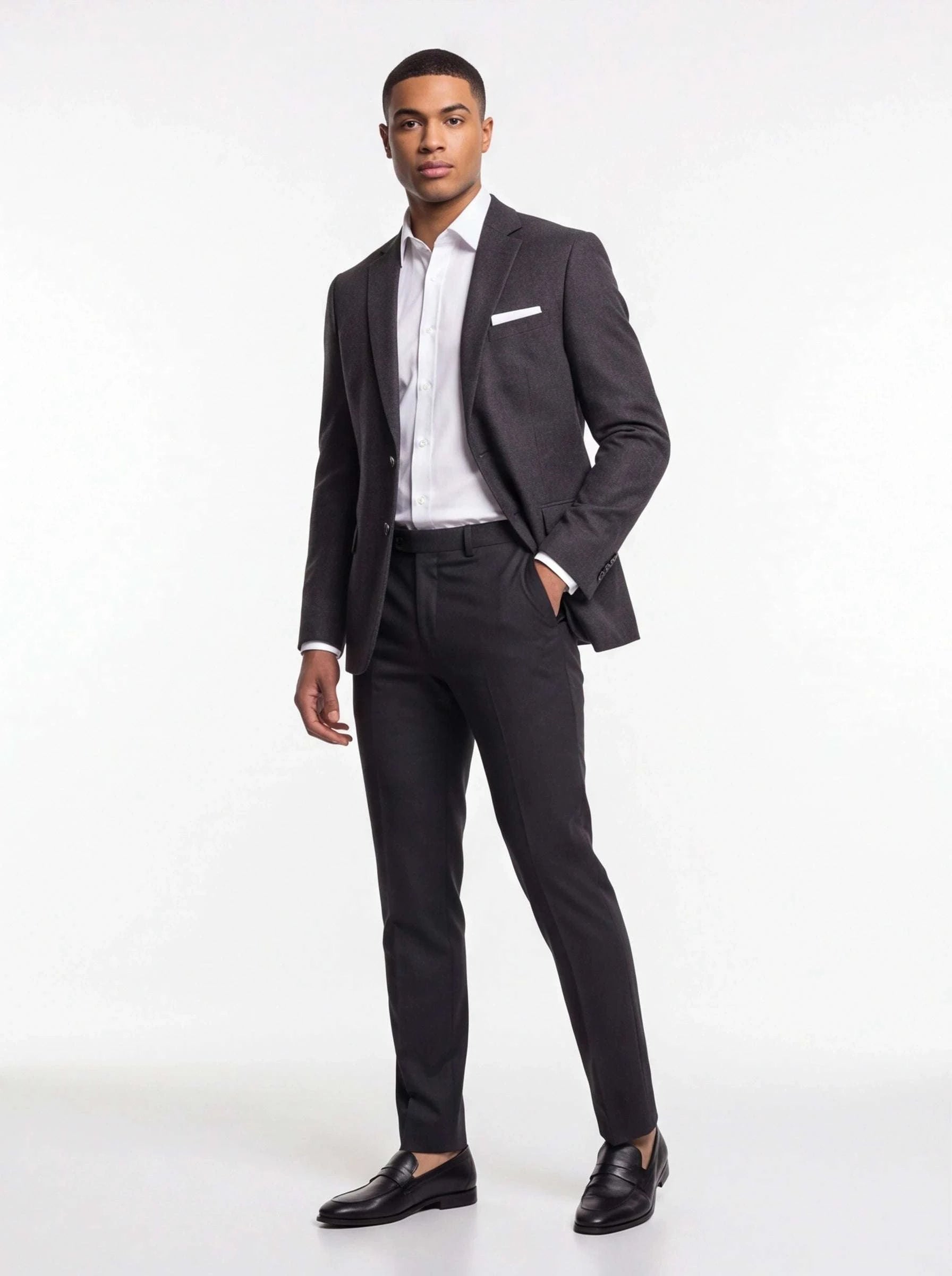 Men's Wool Blazer Single Breasted Slim Fit Suit Jacket Koala Sydney 